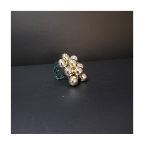 Gömb betűzős üveg pick szett 1,5 cm S/144 - Arany fényes