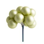 Gömb betűzős üveg pick szett 1,5 cm S/144 - Türkiz matt