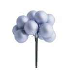 Gömb betűzős üveg pick szett 1,5 cm S/144 - Szürke matt