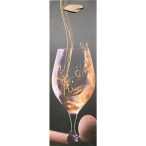 Papírtasak boros Fehérboros + pohár 12x36cm