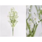 Művirág csokor  apróvirágos 35 cm - Fehér