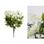 Virágos csokor 26 cm - Fehér