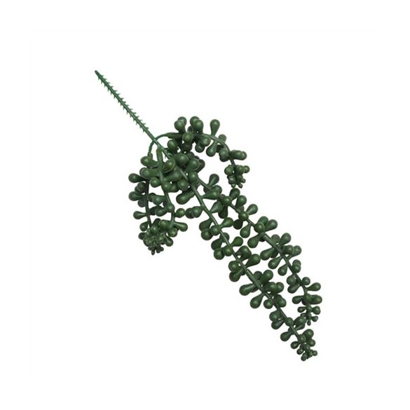 Borsóka gyöngyfűzér 26cm - Zöld