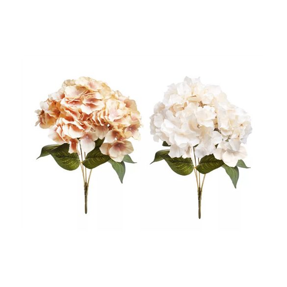 Hortenzia csokor 5virág 50cm -2 féle