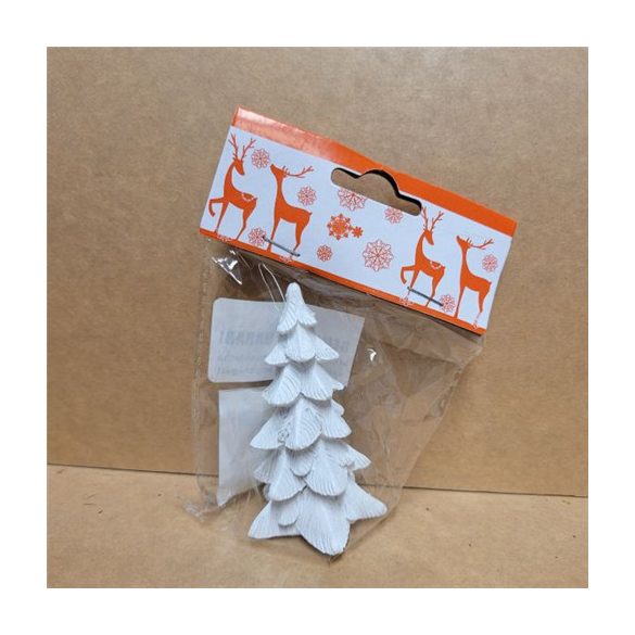 Fenyő poly 5x8,7cm - Fehér