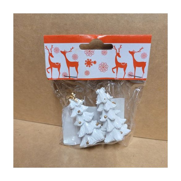 Fenyő poly 2,9x5,6cm - Fehér S/2