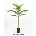 Pálmafa 110cm - Zöld (műanyag cserépben)