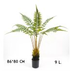 Páfrány 9levél 86cm (műanyag cserépben)