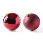 Műanyag gömb 20cm - Piros /DB