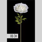 Rózsa óriás 116cm szárral - Fehér