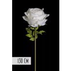 Rózsa óriás 130cm szárral - Fehér