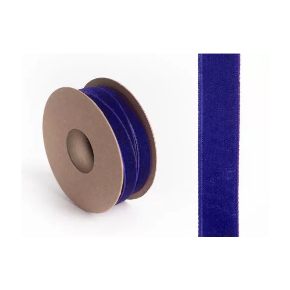 Bársony szalag 15mm/10m - Sötét kék