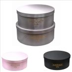 Papírdoboz kerek 48x19cm, 45x18,5cm - 3színben S/2