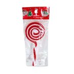 Nyalóka 13cm - Piros-fehér