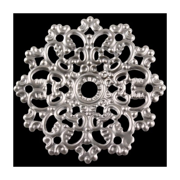 Fém díszítőelem, kerek 3 cm /DB