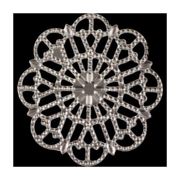 Fém díszítőelem, kerek 3 cm  /DB