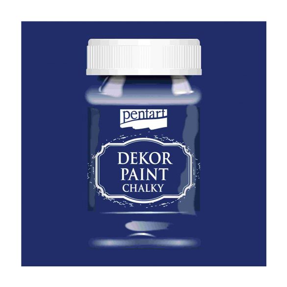 Dekor krétafesték lágy 100 ml - Kék