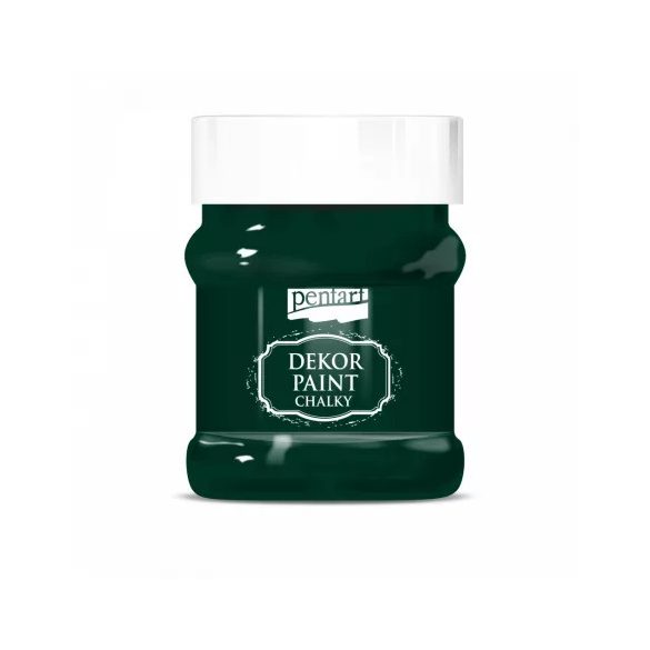 Dekor krétafesték lágy 230 ml - Fenyőzöld