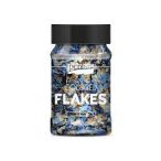 Színes fólia pehely 100ml - Kék/ arany
