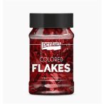 Színes fólia pehely 100ml - Piros