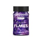 Színes fólia pehely 100ml - Sötétlila