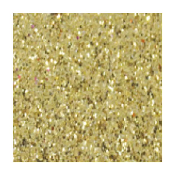 Dekorgumi glitteres 2mm A4 - Fehérarany S/10
