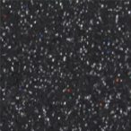 Dekorgumi glitteres 2mm A4 - Fekete S/10