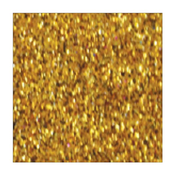Dekorgumi glitteres 2mm A4 - Arany S/10