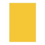 Dekorgumi 2 mm A/4 - Napsárga (10db/csom.)