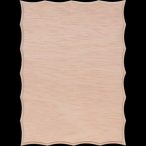 Falap ikon alap hullámos 1,5 cm-es - 30x22 cm