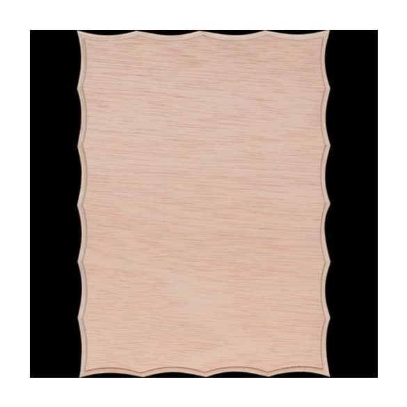 Falap ikon alap hullámos 1,5 cm-es - 30x22 cm