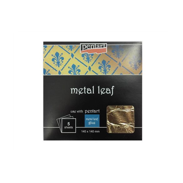 Füstfólia 14x14cm - Arany (5 lap/csom )