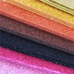 Dekorgumi glitteres öntapadós 2mm A4 - Ezüst S/10