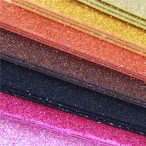 Dekorgumi glitteres öntapadós 2mm A4 - Rózsaszín S/10