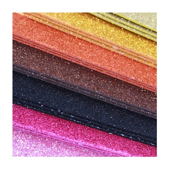 Dekorgumi glitteres öntapadós 2mm A4 - Kék S/10