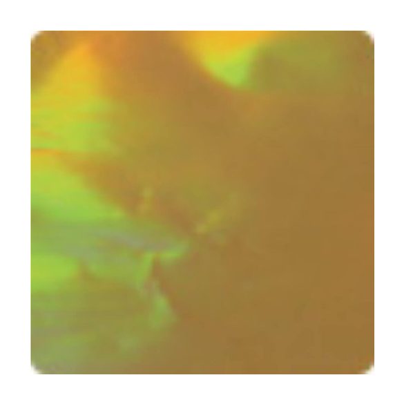 Dekorfólia hologram arany 14 x 14 cm, 5 db/csomag