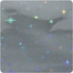 Dekorfólia hologram csillagok 14 x 14 cm, 5 db/csomag