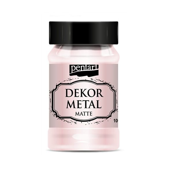 Dekormetál matt 100ml - Rózsaarany