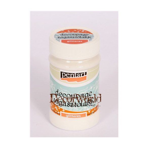 Glitteres dekupázs ragasztólakk 100 ml