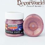 Glitterpaszta finom 50 ml vörösréz