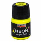 Neon akrilfesték 30ml - Sárga