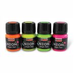 Neon akrilfesték 30 ml - 4 színben