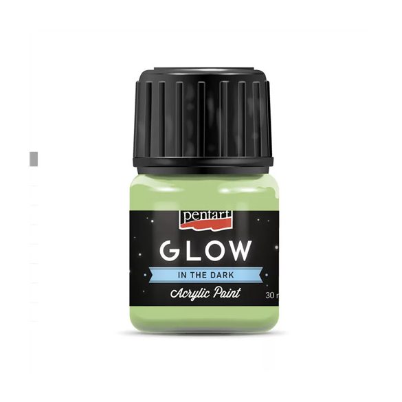 GLOW sötétben világító akrilfesték 30ml - Zöld