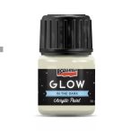   GLOW sötétben világító akrilfesték 30ml - Zöldesfehér