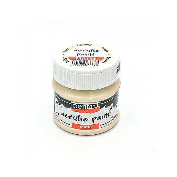 Matt akrilfesték 50ml - Bézs