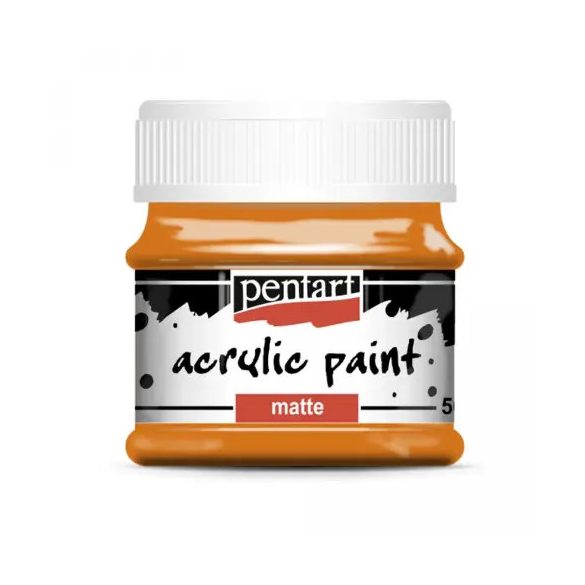 Matt akrilfesték 50ml - Narancs