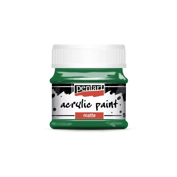 Matt akrilfesték 50ml - Zöld