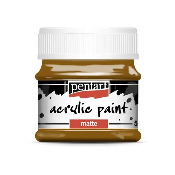 Matt akrilfesték 50ml - Világosbarna
