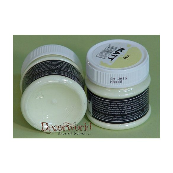 Matt akrilfesték 50ml - Vaj