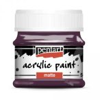 Matt akrilfesték 50ml - Padlizsán